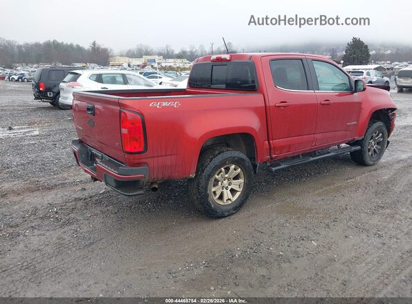 1GCGTCE39G1191982 2016 CHEVROLET COLORADO Red Հետևի աջ