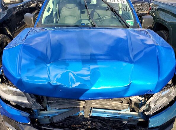 1GCGTCEN7N1310126 2022 CHEVROLET COLORADO Синий Вид задней части салона