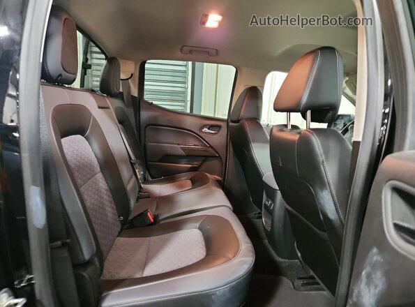 1GCGTDEN0H1277397 2017 CHEVROLET COLORADO Black უკანა სავარძლების ხედი