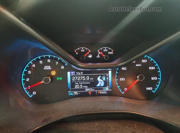 1GCGTDEN0H1277397 2017 CHEVROLET COLORADO Black ხელსაწყოთა პანელის ხედი