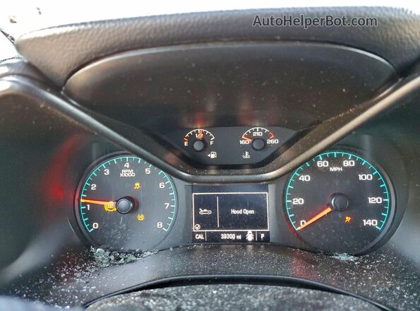 1GCHSCEAXN1156063 2022 CHEVROLET COLORADO Gray Instrument cluster view