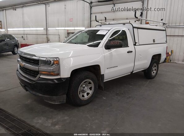 1GCNCNEH2JZ378844 2018 CHEVROLET SILVERADO White Передня ліва чверть