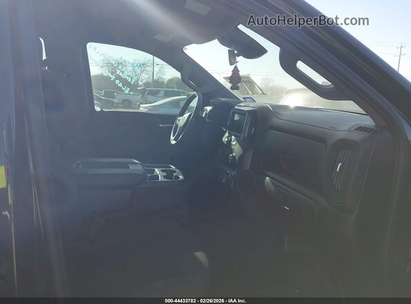 1GCPABEK7SZ174860 2025 CHEVROLET SILVERADO Black Widok wnętrza z przodu