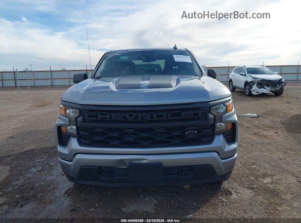 1GCPDBEK7PZ141503 2023 CHEVROLET SILVERADO Silver Սարքավորումների վահանակի տեսք