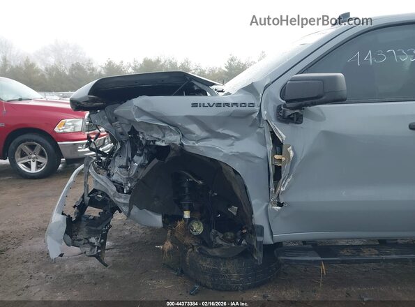 1GCPDBEKXRZ261105 2024 CHEVROLET SILVERADO Gray Widok z przodu