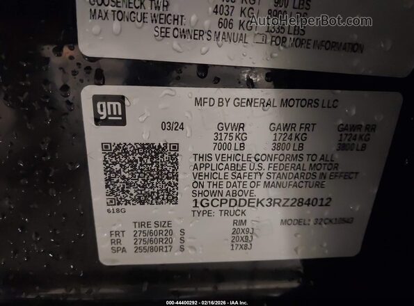 1GCPDDEK3RZ284012 2024 CHEVROLET SILVERADO Blue Engine compartment view