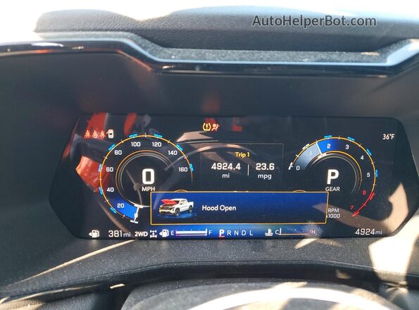 1GCPTCEK2T1132628 2026 CHEVROLET COLORADO Black Instrument cluster view