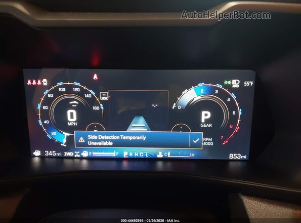 1GCPTEEK0T1170712 2026 CHEVROLET COLORADO Black Հետևի նստատեղերի տեսք