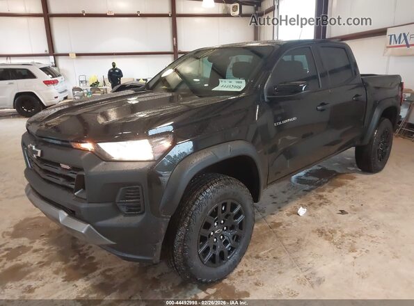 1GCPTEEK0T1170712 2026 CHEVROLET COLORADO Black Առջևի ձախ երեք քառորդ տեսարան