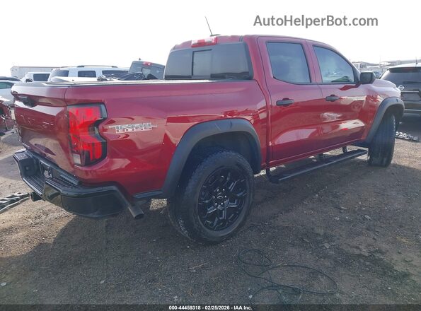 1GCPTEEK3T1124162 2026 CHEVROLET COLORADO Red Trasero derecho