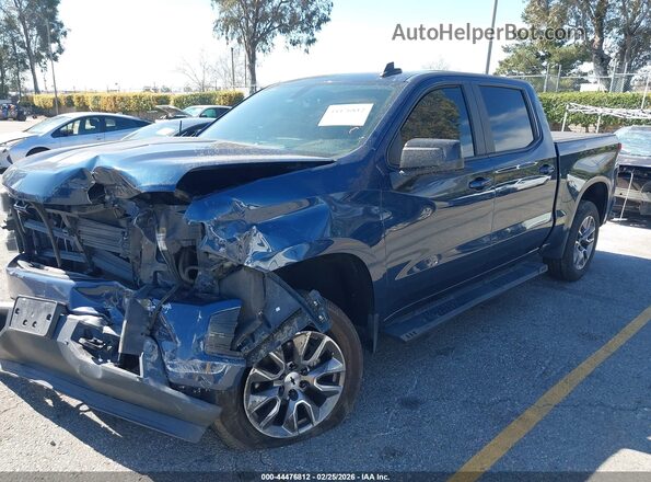 1GCPWDED1KZ202828 2019 CHEVROLET SILVERADO Dark Blue 