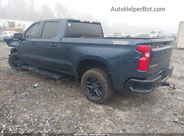 1GCPYCEF0LZ189562 2020 CHEVROLET SILVERADO Blue Rear left