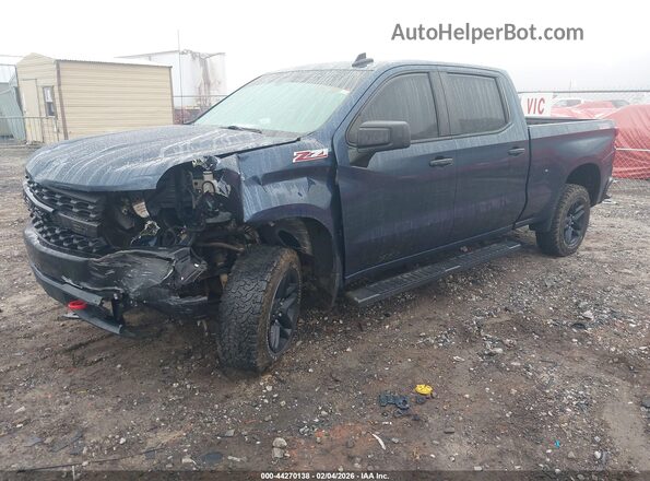 1GCPYCEF0LZ189562 2020 CHEVROLET SILVERADO Blue Front left