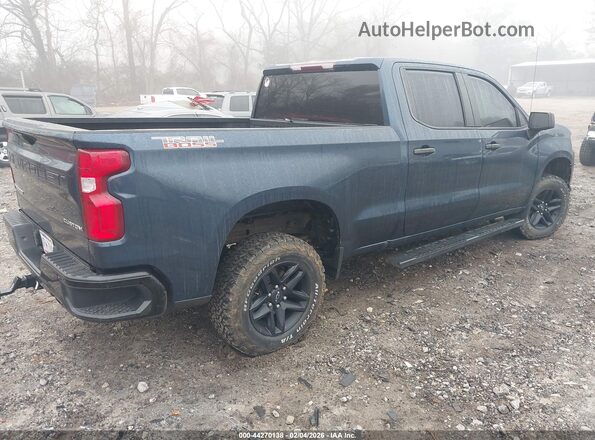 1GCPYCEF0LZ189562 2020 CHEVROLET SILVERADO Blue Rear right