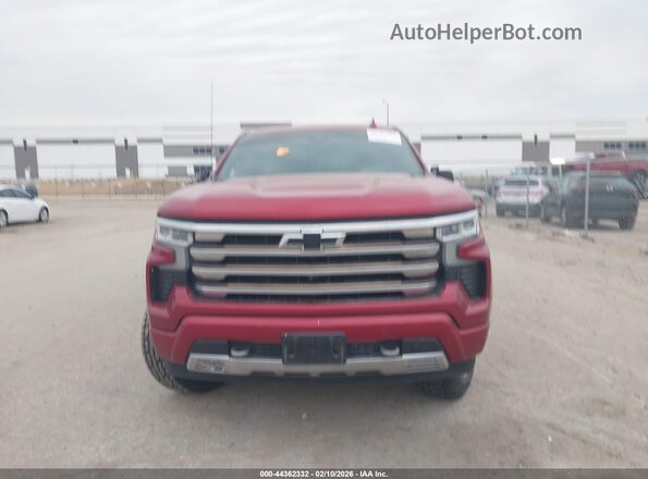 1GCUDJET2NZ507743 2022 CHEVROLET SILVERADO Red Vista del salpicadero