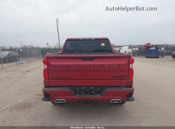 1GCUDJET2NZ507743 2022 CHEVROLET SILVERADO Red Vista interior de 360 grados