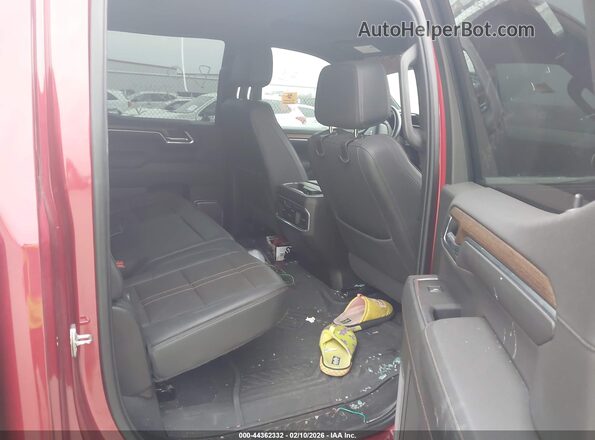 1GCUDJET2NZ507743 2022 CHEVROLET SILVERADO Red Vista de la etiqueta del VIN