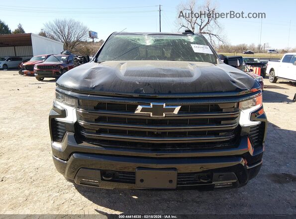1GCUKJE84SZ211295 2025 CHEVROLET SILVERADO Black ხელსაწყოთა პანელის ხედი