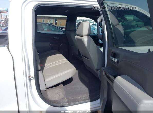 1GCUYEED4NZ118123 2022 CHEVROLET SILVERADO White VIN კოდის სტიკერის ხედი