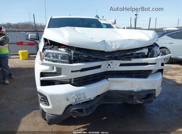 1GCUYEED4NZ118123 2022 CHEVROLET SILVERADO White ხელსაწყოთა პანელის ხედი