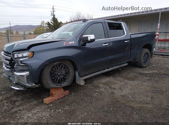 1GCUYGET6MZ274665 2021 CHEVROLET SILVERADO Gray Առջևի ձախ երեք քառորդ տեսարան