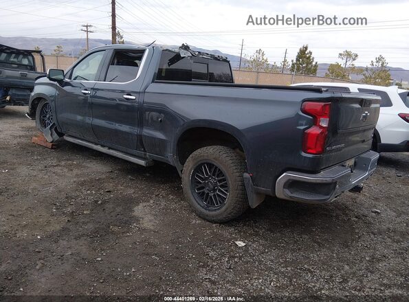 1GCUYGET6MZ274665 2021 CHEVROLET SILVERADO Gray Հետևի ձախ
