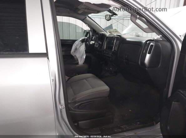 1GCVKREC7GZ200032 2016 CHEVROLET SILVERADO Серебряный Вид салона спереди