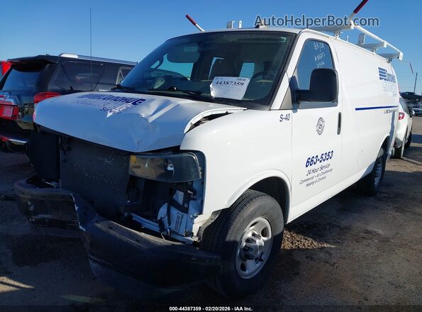 1GCWGAFP3P1184922 2023 CHEVROLET EXPRESS White Առջևի ձախ երեք քառորդ տեսարան