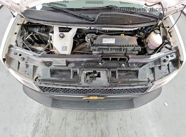 1GCWGAFP8N1217877 2022 CHEVROLET EXPRESS White Engine compartment view