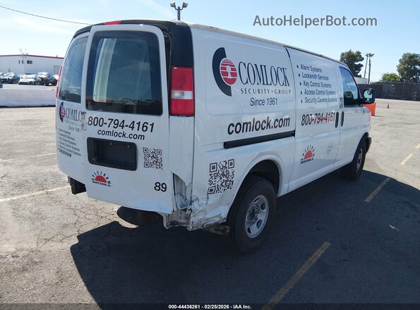 1GCZGGFP2J1162353 2018 CHEVROLET EXPRESS White Tył prawy
