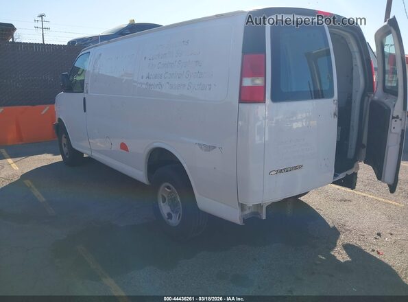 1GCZGGFP2J1162353 2018 CHEVROLET EXPRESS White Tył lewy