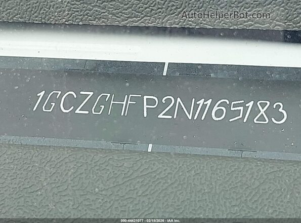 1GCZGHFP2N1165183 2022 CHEVROLET EXPRESS White 