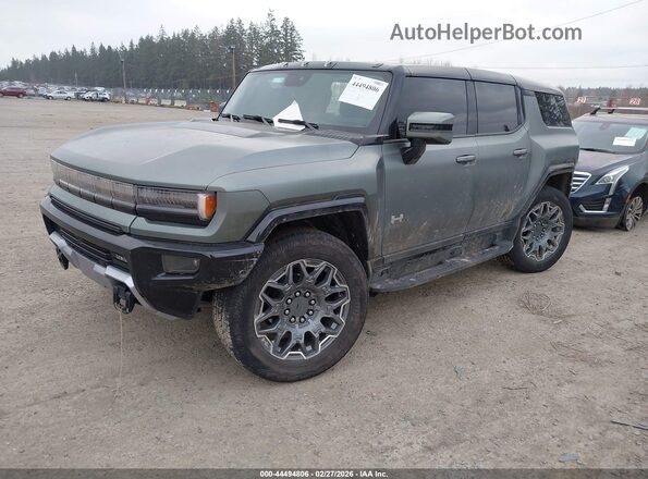 1GKB0RDCXRU100134 2024 GMC HUMMER EV SUV Бирюзовый Передняя левая четверть