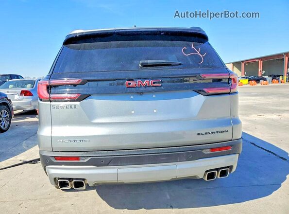 1GKENKRS1SJ211832 2025 GMC ACADIA Серебряный Вид сзади