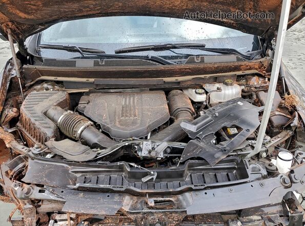 1GKENKRSXSJ145135 2025 GMC ACADIA Black Вид підкапотного простору