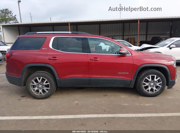 1GKKNML46MZ173771 2021 GMC ACADIA Red უკანა სალონის ხედი