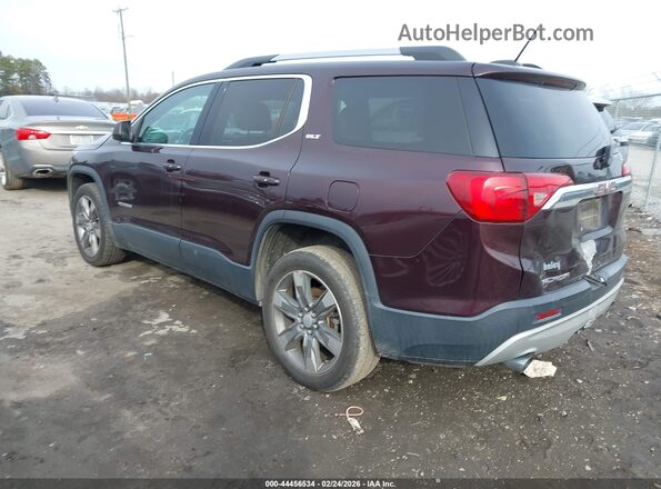 1GKKNNLS9JZ160741 2018 GMC ACADIA Maroon Tył lewy