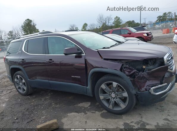 1GKKNNLS9JZ160741 2018 GMC ACADIA Maroon Widok wnętrza z tyłu