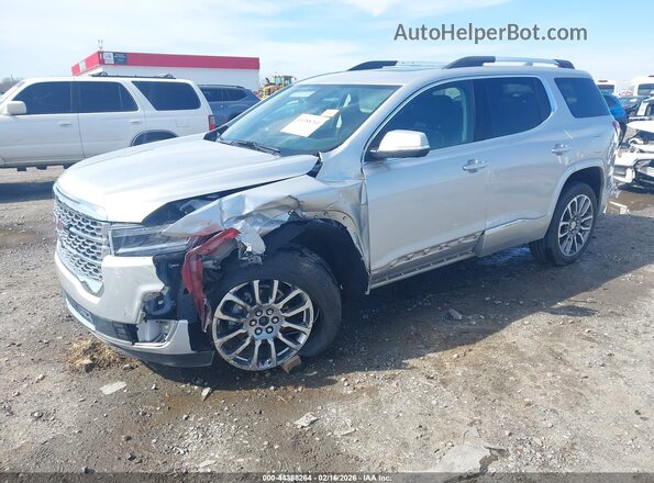 1GKKNPLS4LZ129413 2020 GMC ACADIA Silver Vista tres cuartos delantera izquierda