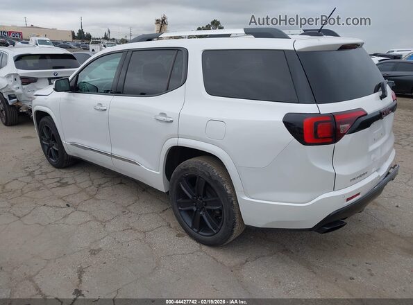 1GKKNPLSXJZ178371 2018 GMC ACADIA White Задня ліва чверть