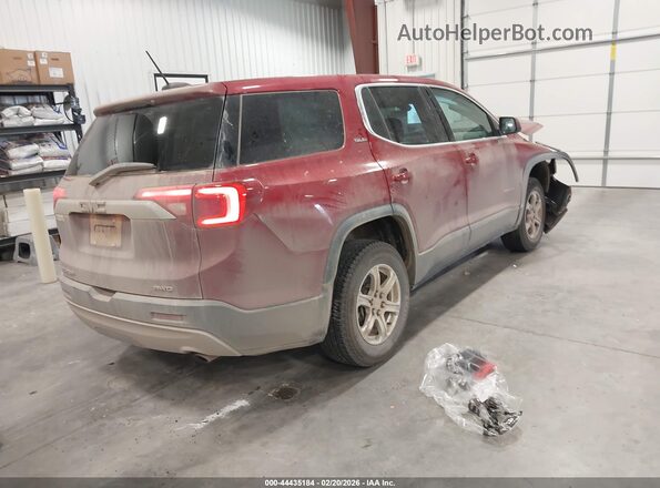 1GKKNRLA2KZ164954 2019 GMC ACADIA Red უკანა მარჯვენა