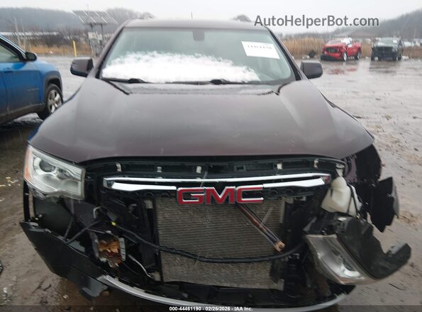 1GKKNSLS3JZ198996 2018 GMC ACADIA Фиолетовый Вид задней части салона