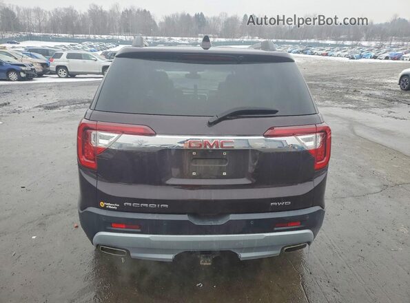1GKKNULS3MZ192566 2021 GMC ACADIA Burgundy უკანა ხედი
