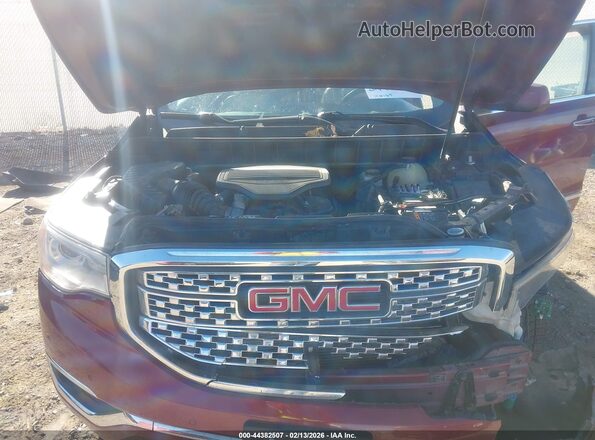 1GKKNXLS2HZ262260 2017 GMC ACADIA Red Հետևի տեսք
