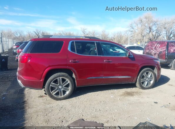 1GKKNXLS2HZ262260 2017 GMC ACADIA Red Սալոնի հետևի տեսք