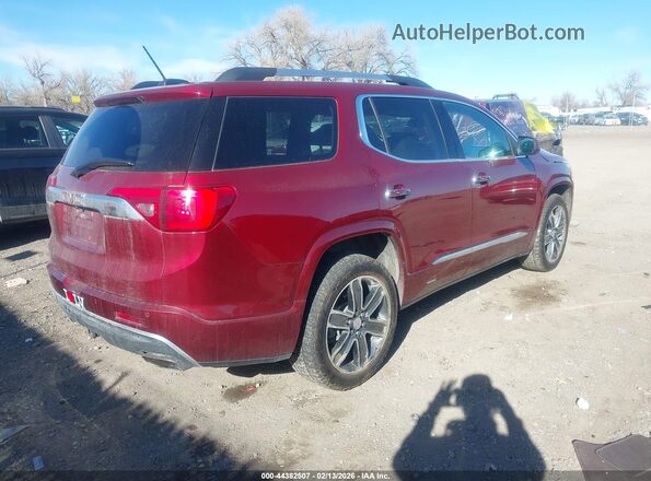 1GKKNXLS2HZ262260 2017 GMC ACADIA Red Հետևի աջ