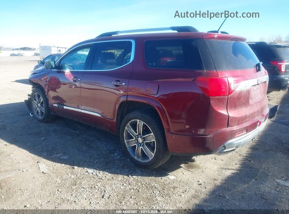1GKKNXLS2HZ262260 2017 GMC ACADIA Red Հետևի ձախ
