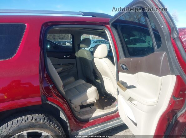 1GKKNXLS2HZ262260 2017 GMC ACADIA Red VIN կոդի պիտակի տեսք