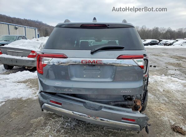 1GKKNXLS5MZ183417 2021 GMC ACADIA Gray უკანა ხედი