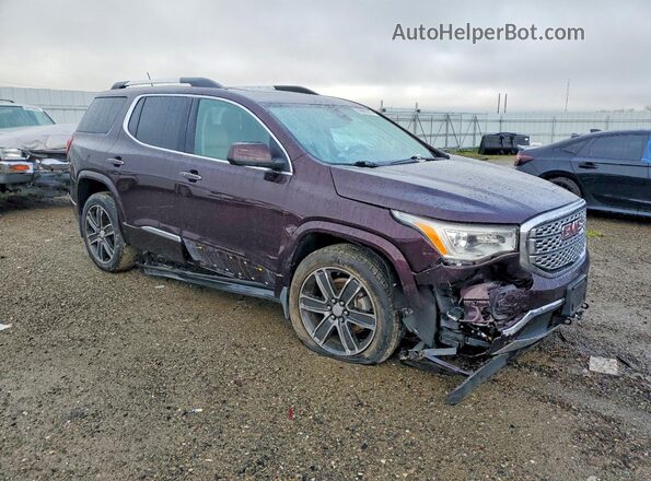 1GKKNXLS8JZ151458 2018 GMC ACADIA Maroon წინა მარჯვენა